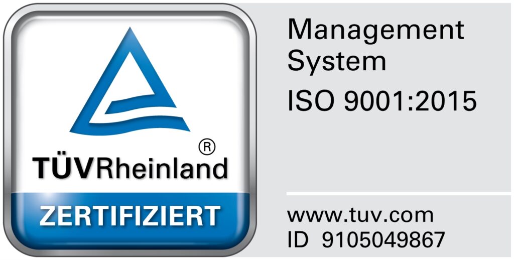 Testmark: Zertifiziertes Managementsystem nach ISO 9001